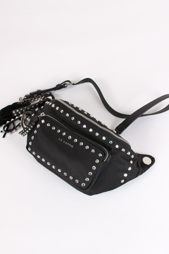 Marsupio Nylon Borchie Black-2