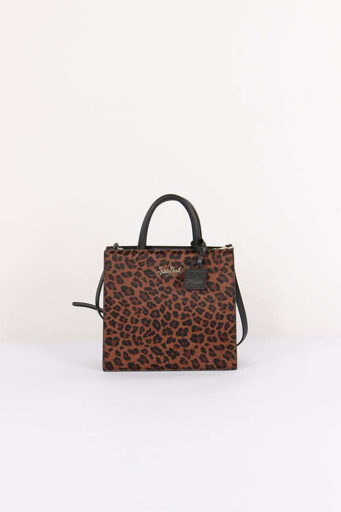 Borsa A Mano Media Animalier Dark Leopard