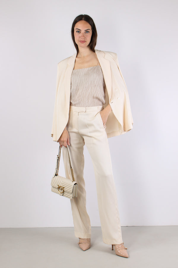 Pantalone Fluido Pences Ivory