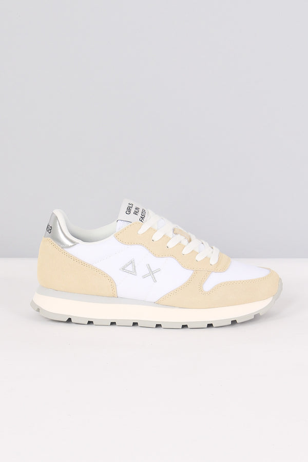 Sneaker Ally Gold Silver Bianco