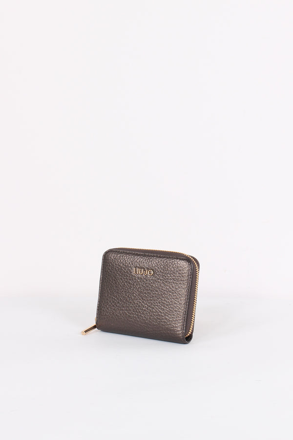 Portafoglio Zip Around Medio Moro Light-2