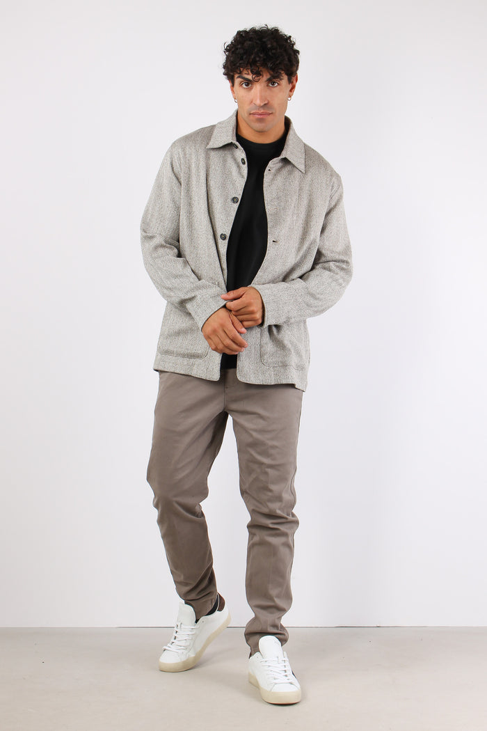 Giacca Camicia Resca Beige-3