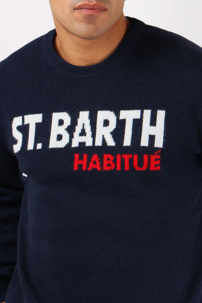 Girocollo St Barth Abitue Blu-7