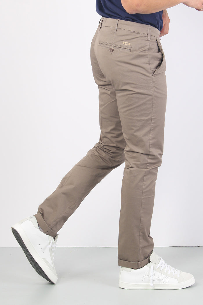 Pantalone Chino Leggero Tan-4