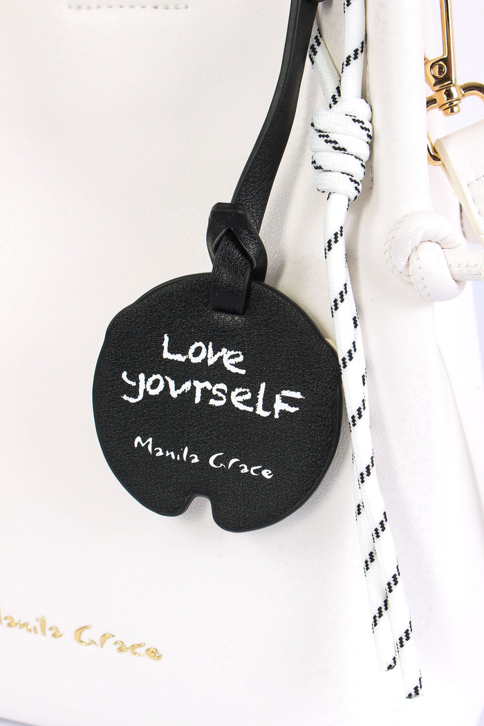 Tote Bag Mini Manici Sottili Bianco Ottico-8