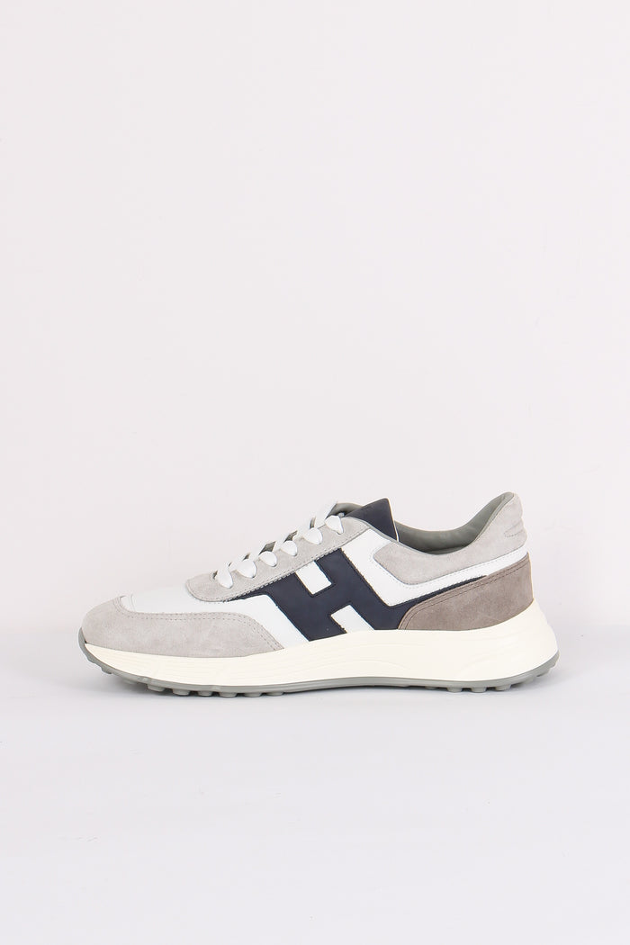 Sneaker Hyperlight Camoscio Grigio/bianco-6