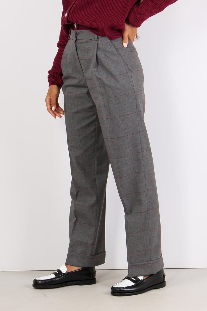 Hattilas Pantalone Mini Pences Grigio/bordeaux-3