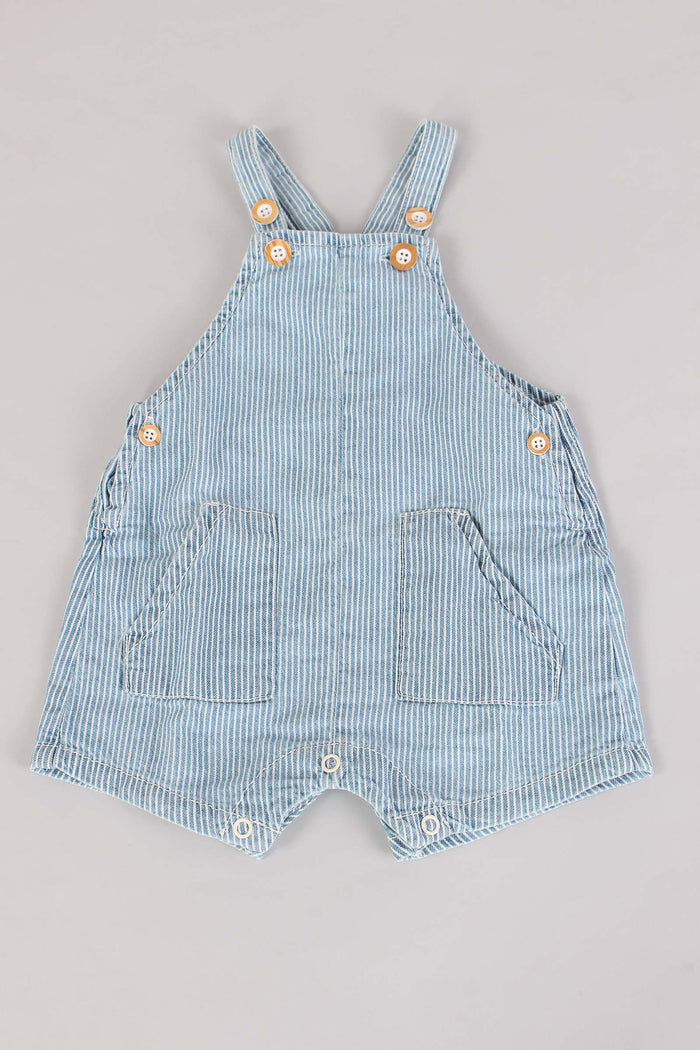 Salopette Corta Riga Denim-3