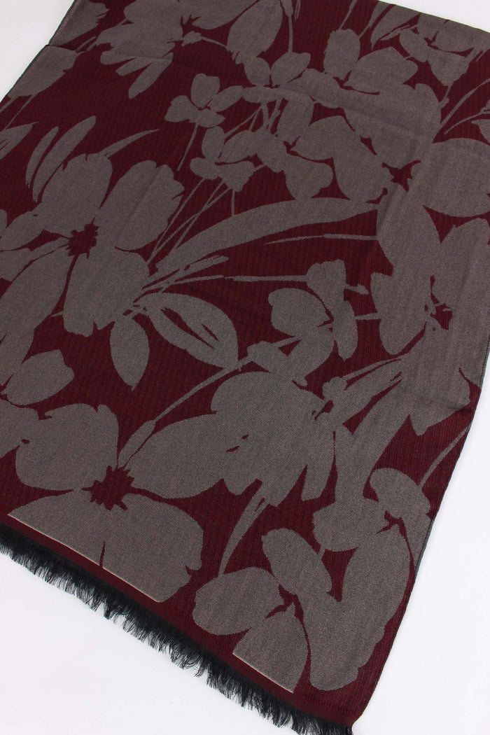 Sciarpa Logo Burgundy-3