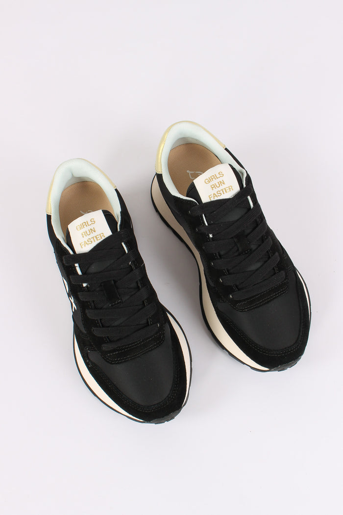 Sneaker Ally Gold Silver Nero-8