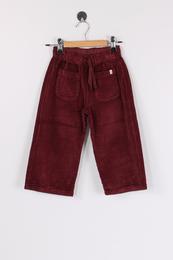 Pantalone Velluto Burgundy