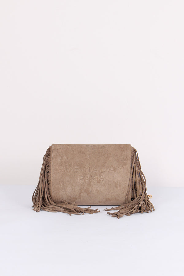 Clutch Frange Grey