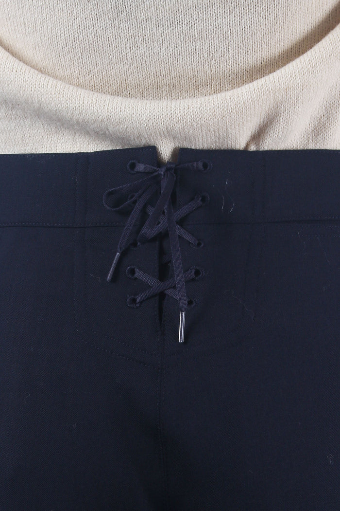 Galli Pantalone Bottoni Pala Blu-8