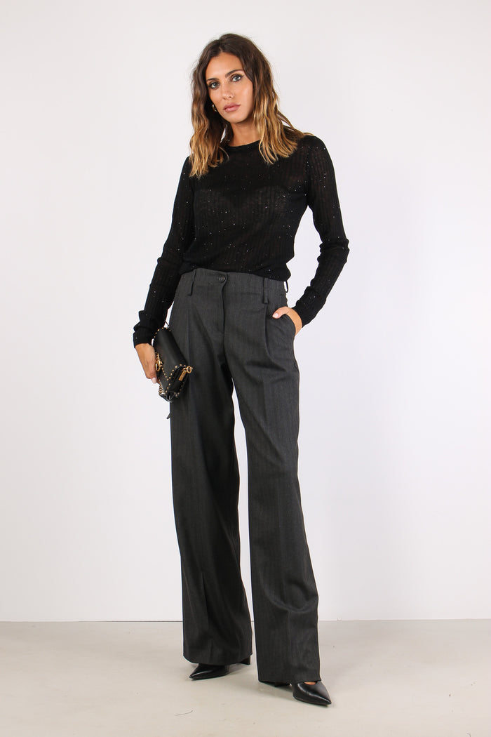 Pantalone Dritto Pences Grigio-3