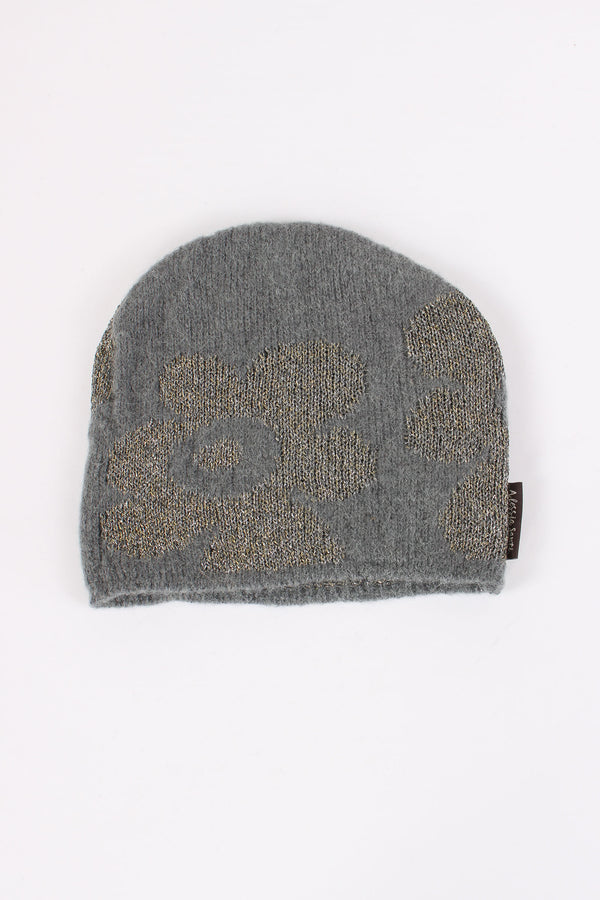 Cuffia Lurex Grigio Scuro