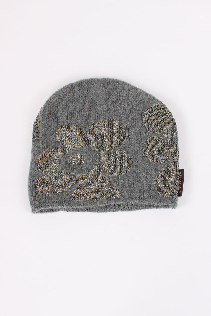 Cuffia Lurex Grigio Scuro