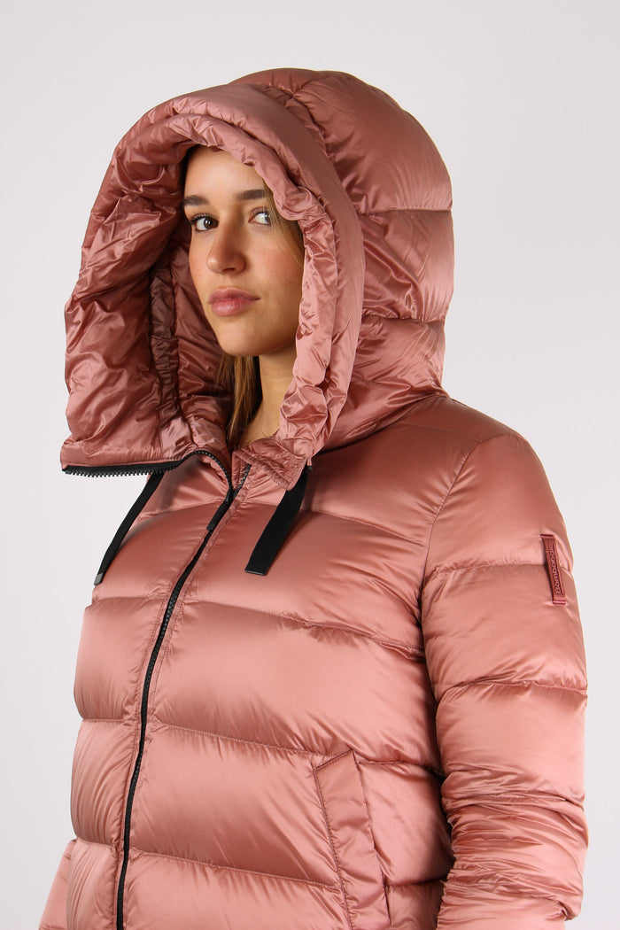 Piumino Nylon Cangiante Blush Pink-10
