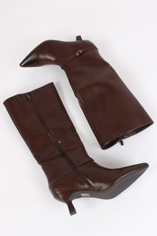 Stivale Alto Fibia Brown-2