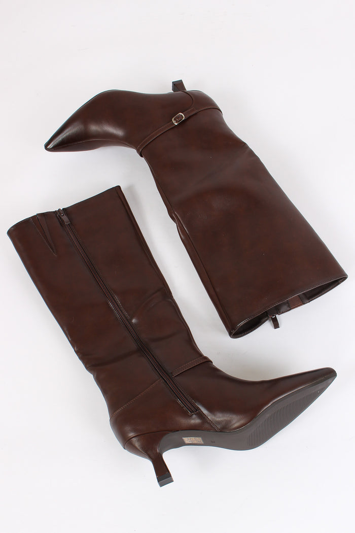 Stivale Alto Fibia Brown-2