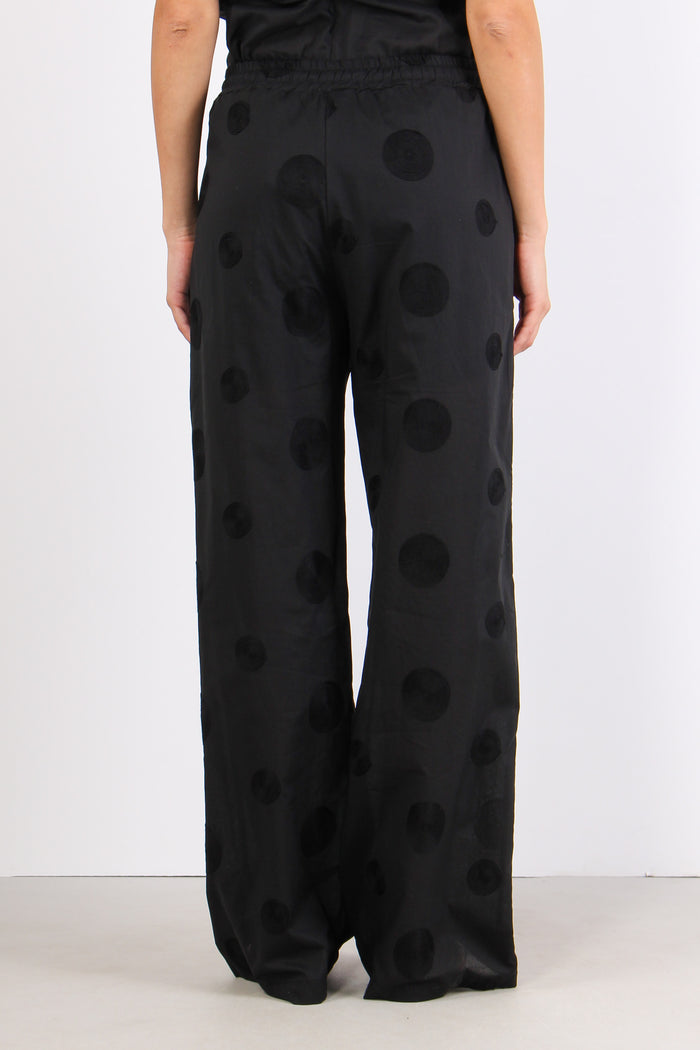 Pantalone Palazzo Mussola Rica Nero-4