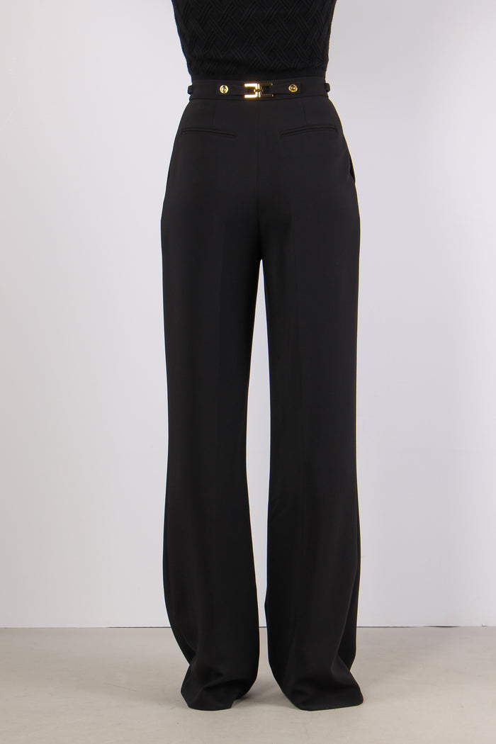 Pantalone Palazzo Riprese Nero-4