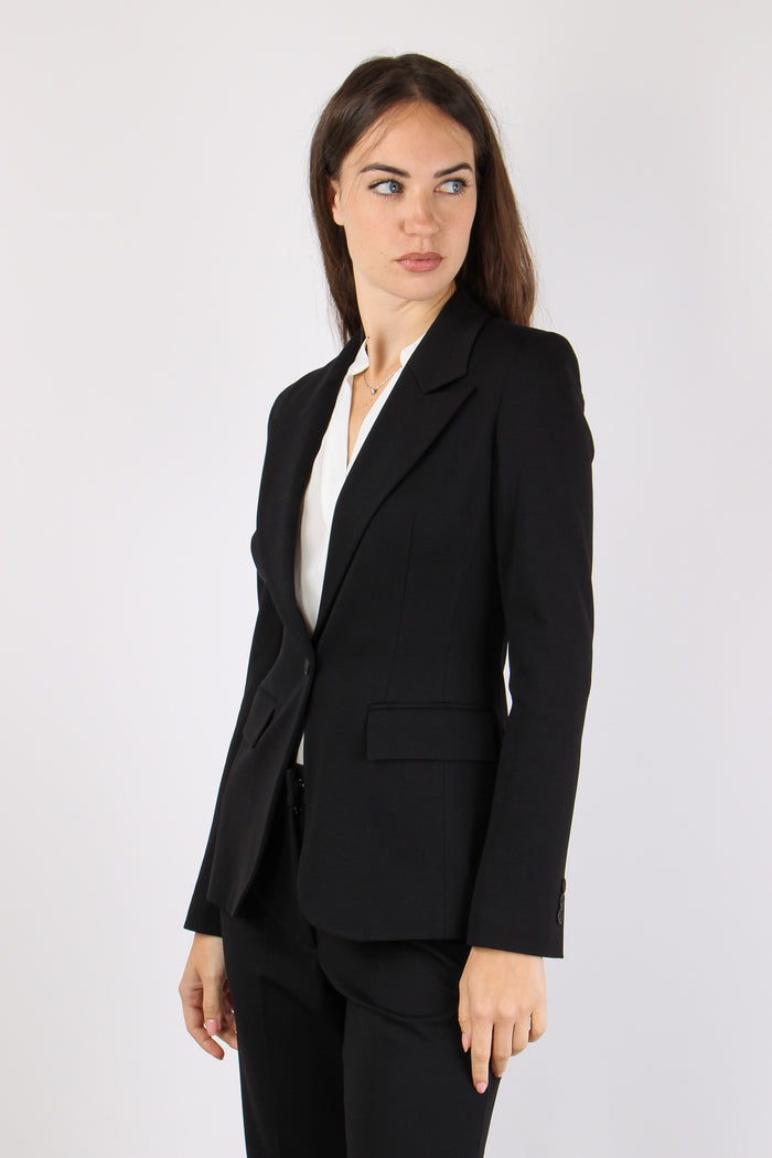 Giacca Monopetto Punto Milano Nero-5