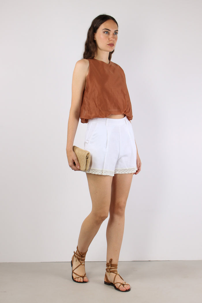 Short Viscosa Lino Bianco-4