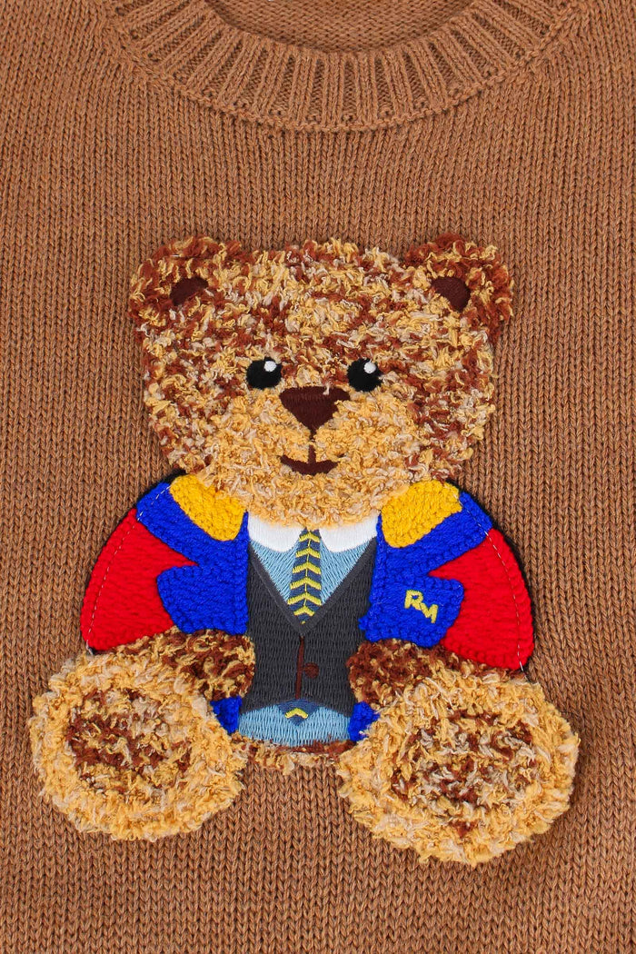 Pullover Orsetto Camel-8