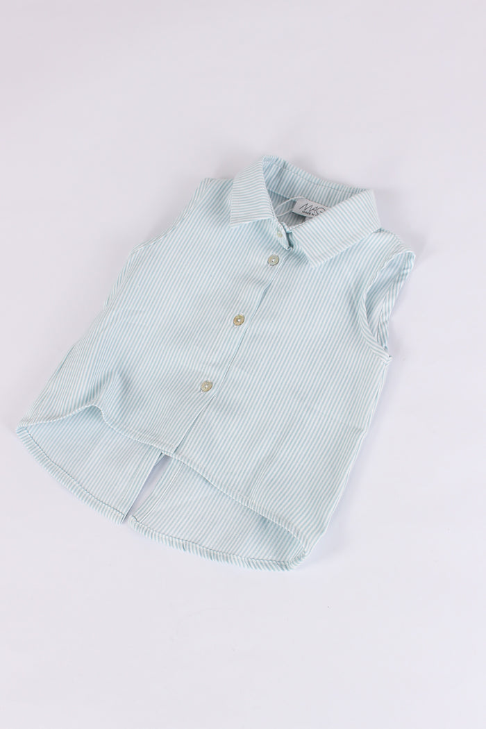 Camicia Riga Fiocco Dietro Unica-3