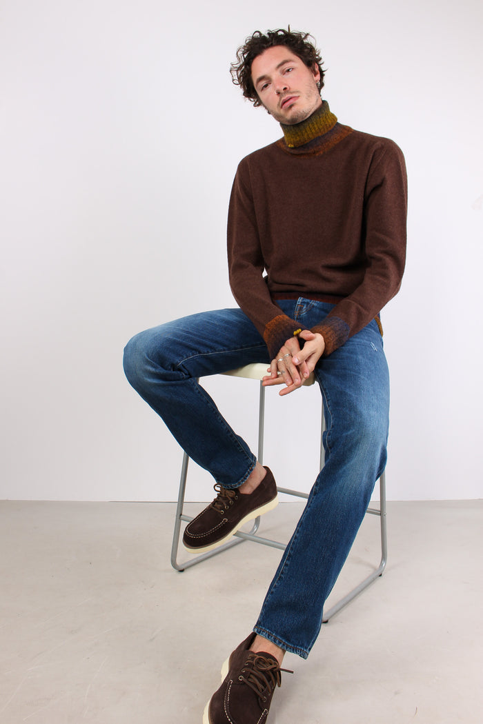 Collo Alto Polsino Sfumato Moro-6