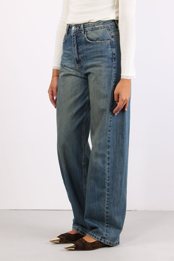 Denim Balloon Lavaggio Te Denim Blu-3