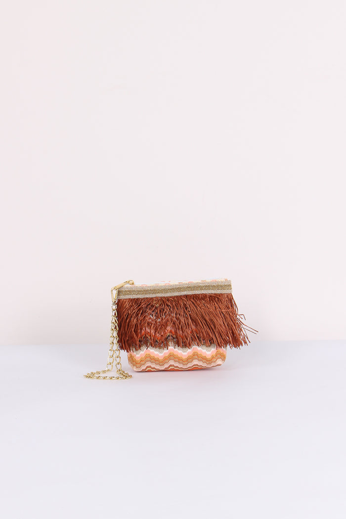 Pochette Catena Frange Terra