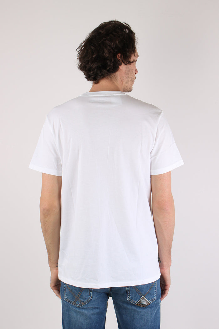 T-shirt Underwear Maxi Scritta White-5
