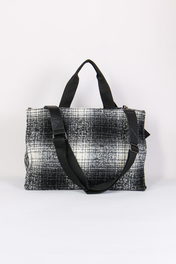 Borsa L Tote Fantasia Check-3