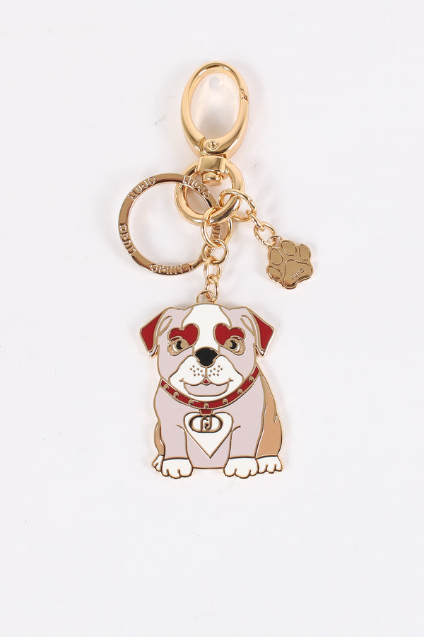 Portachiavi Bulldog Brass Gold