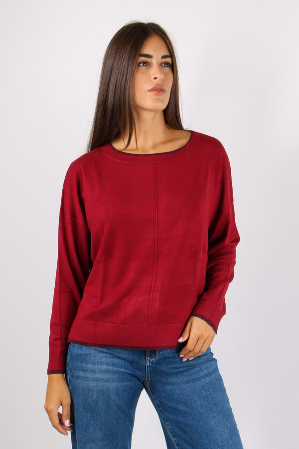 Maglia Over Profilo Lurex Pepper-2