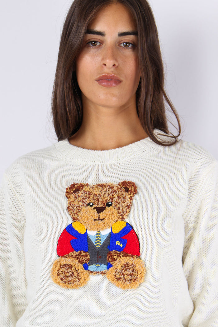 Pullover Orsetto White-7