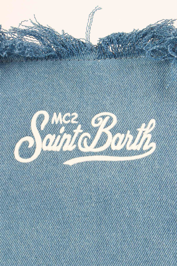 City Bag Mid Frange Denim-8
