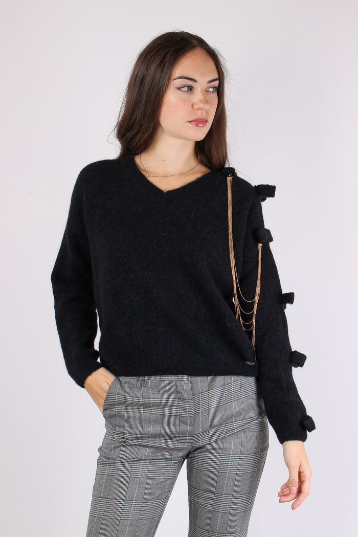 Maglia Scavo V Fiocchi Black-2