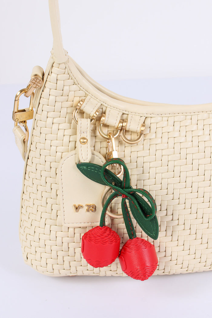Zelda Baguette Intreccio Off White-4