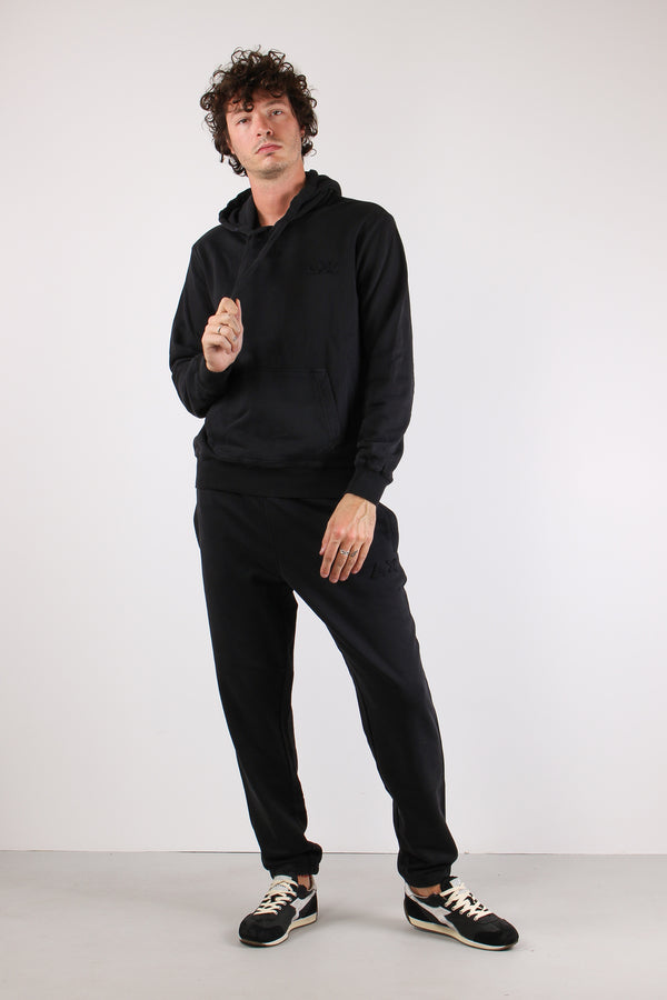 Felpa Cappuccio Delavee Nero