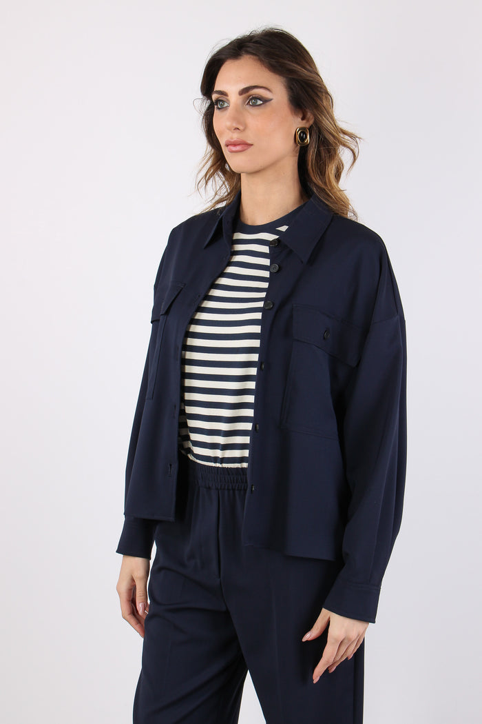 Wkdmulino Giacca Camicia Blu-6