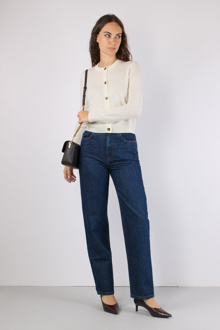 Mllcicogna Cardigan Cachemire Panna-2