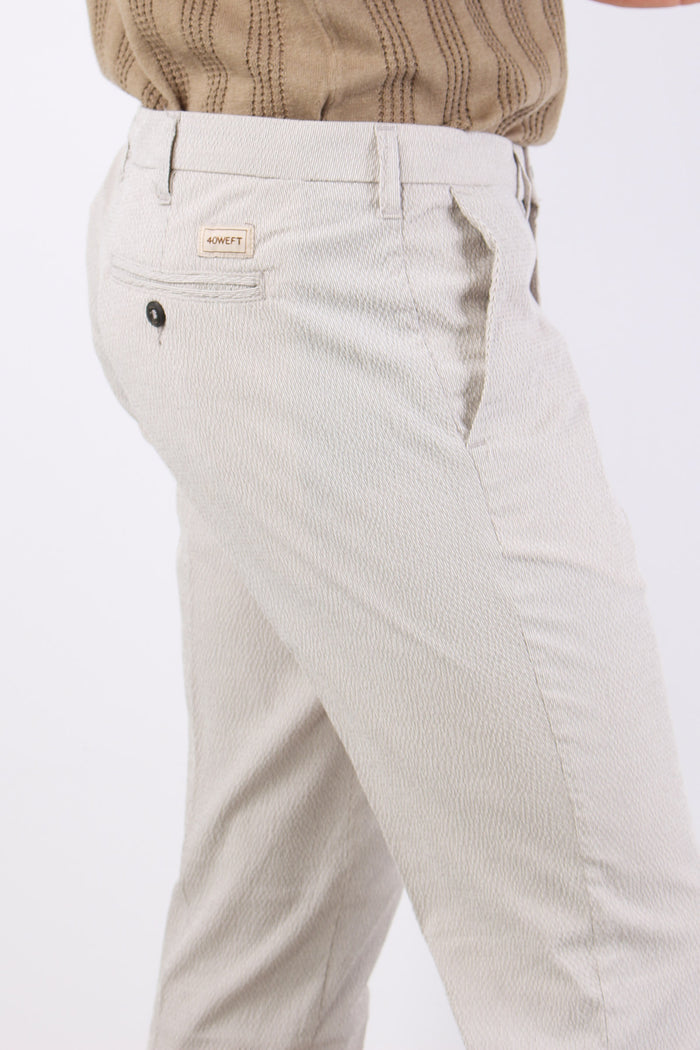Chino Slim Goffrato Tortora-6