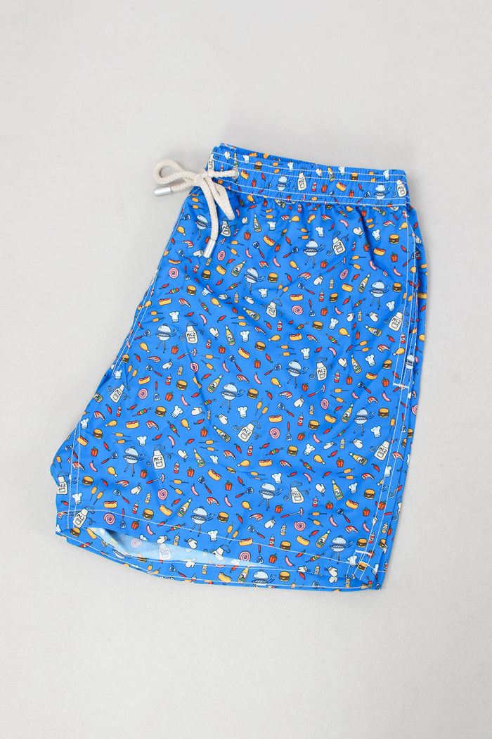 Costume Boxer Fantasia Blu-6