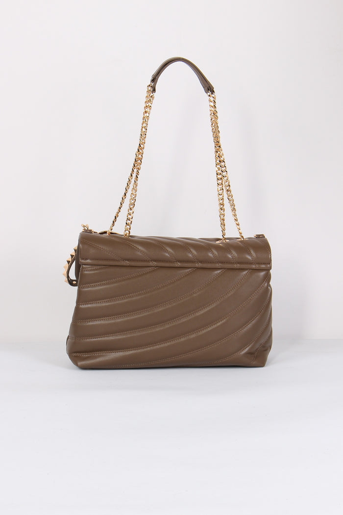 Tracolla Maxi Catena Brown-3