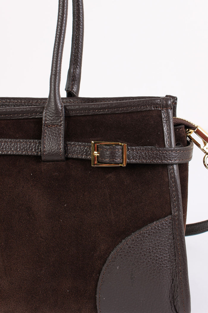 Shopping Orizontale Camoscio Moro-7