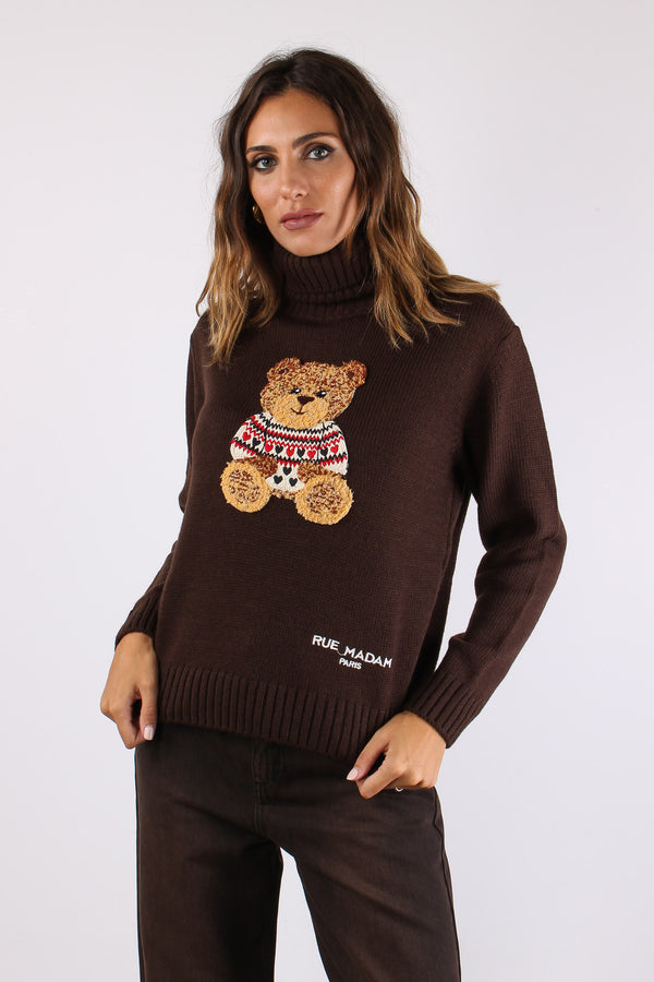 Collo Alto Orsetto Brown-2
