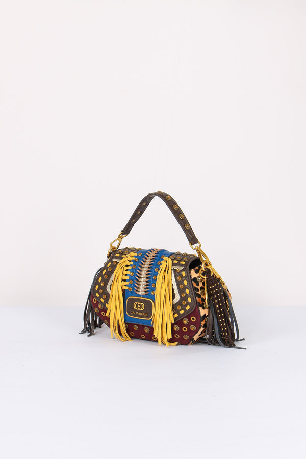 Bauletto Jungle Multi Burgundy-2