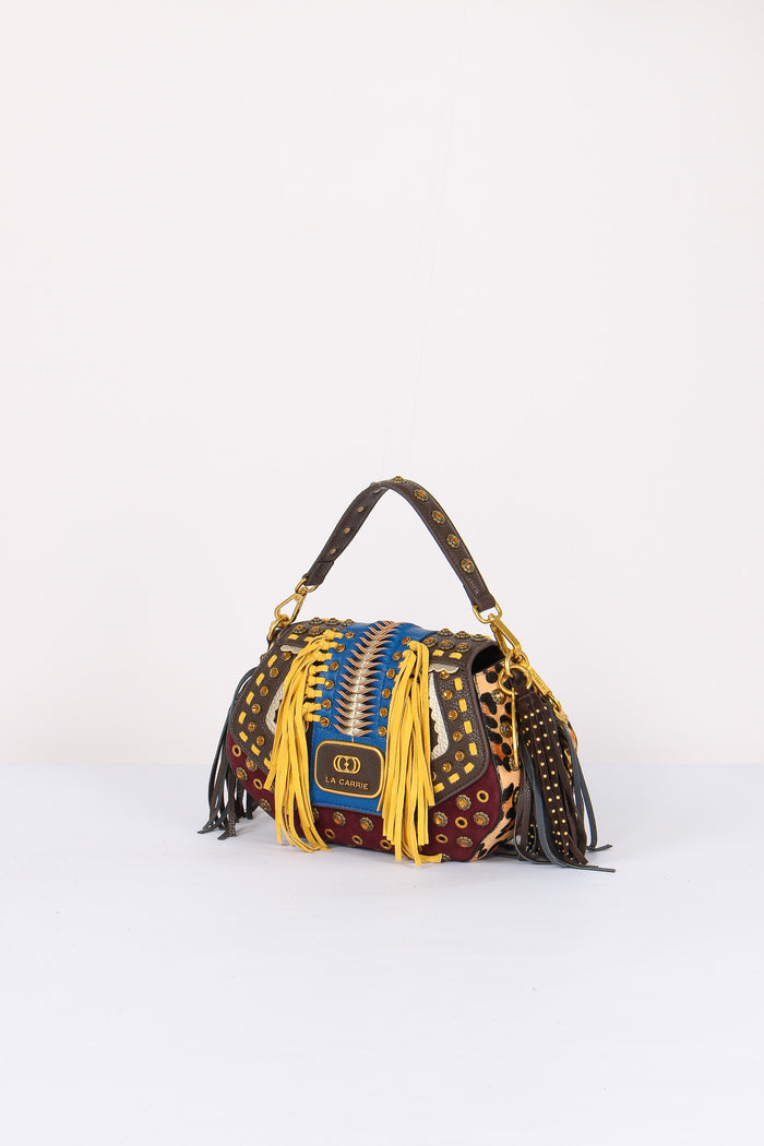 Bauletto Jungle Multi Burgundy-2